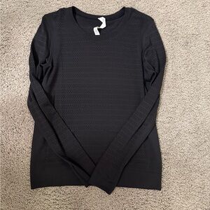 Women's Lululemon Black Long Sleeve Top